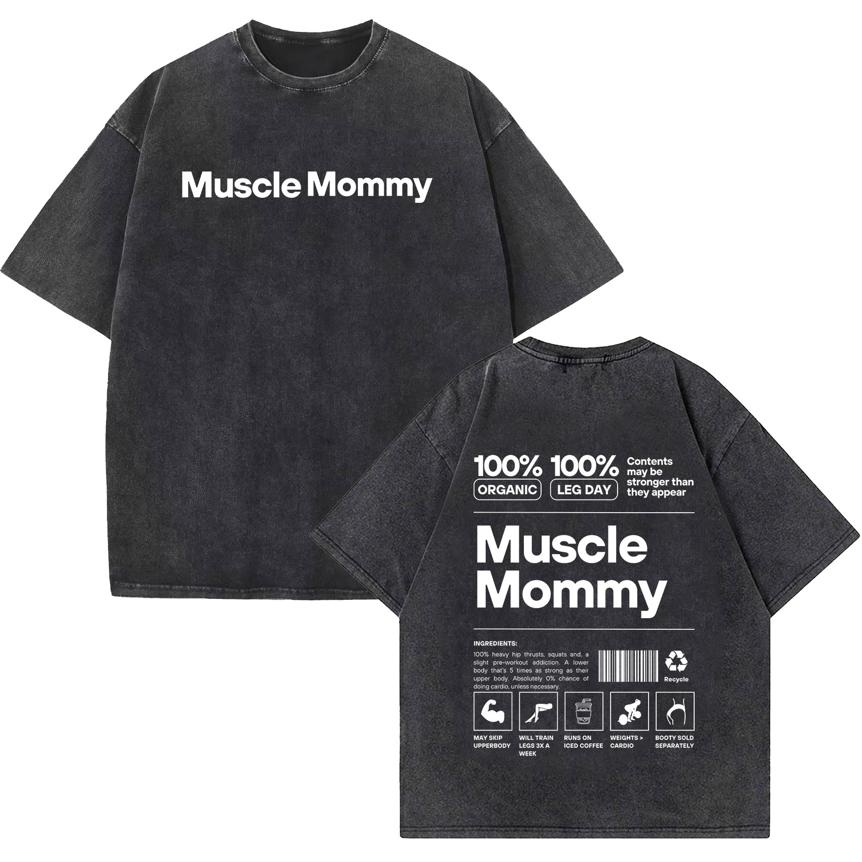 Nutrition Fitness Gym - Camiseta Vintage Unissex de Manga Curta
