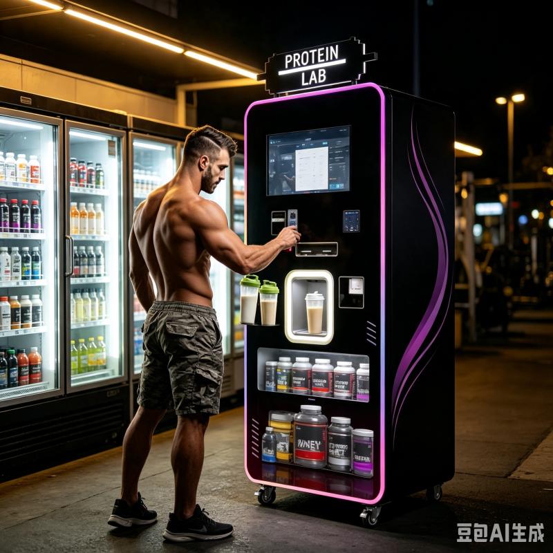 Nutrition Fitness Gym - Máquina de Venda Automática de Shake