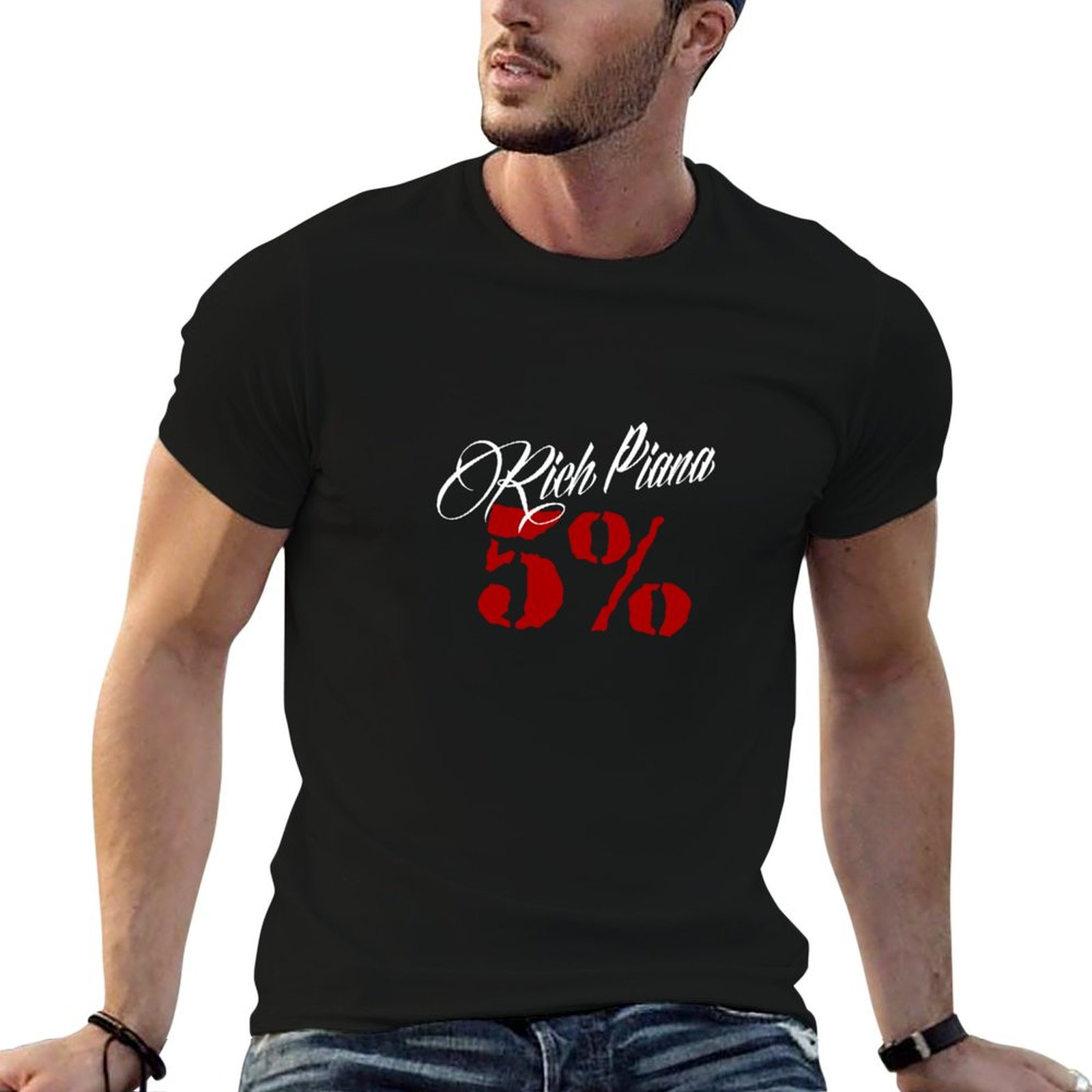 Nutrition Fitness Training - Camiseta clássica Rich Piana 5 Nutrition