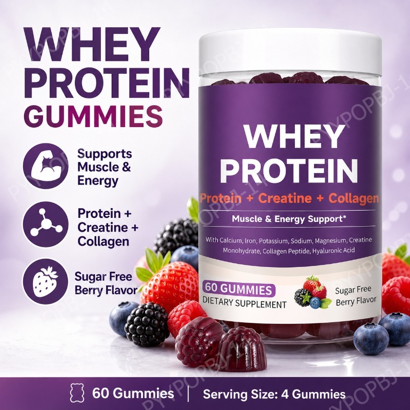 Fitness Nutrition Energy - Gomas de Proteína com Whey, Creatina