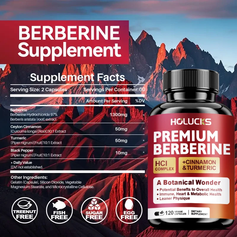 Complexo Holucks Premium Berbe - Berberine Hcl Capsule avaliação e preço