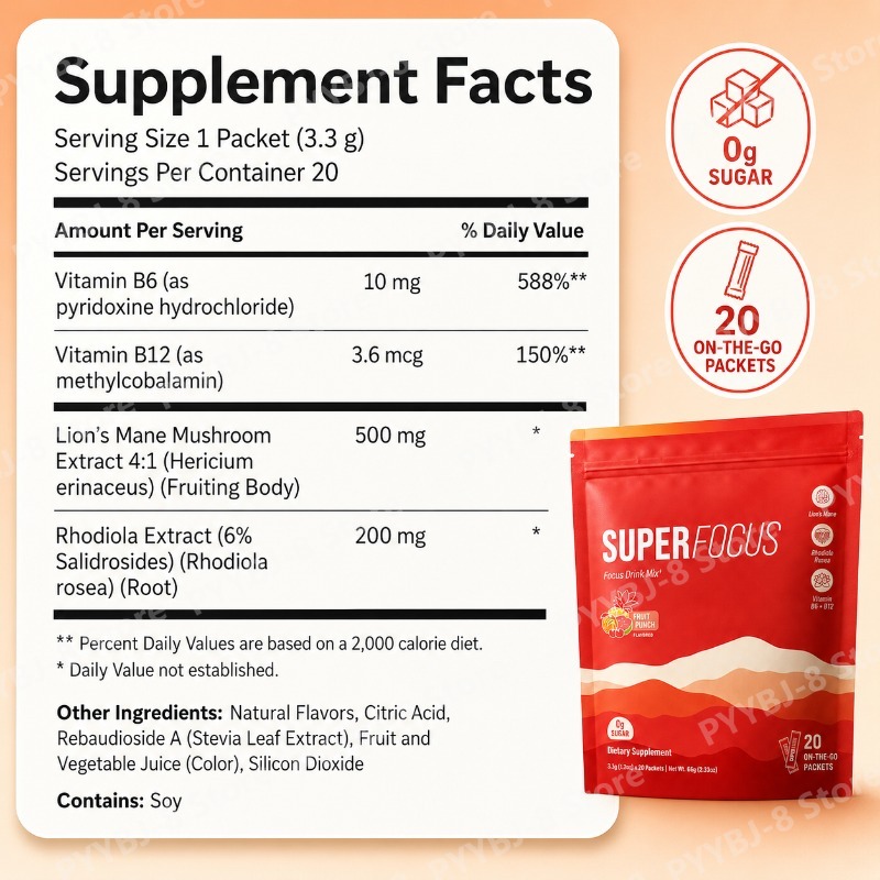 Pó Eletrolítico Lion's Mane co - Electrolyte Powder Pack avaliação e preço