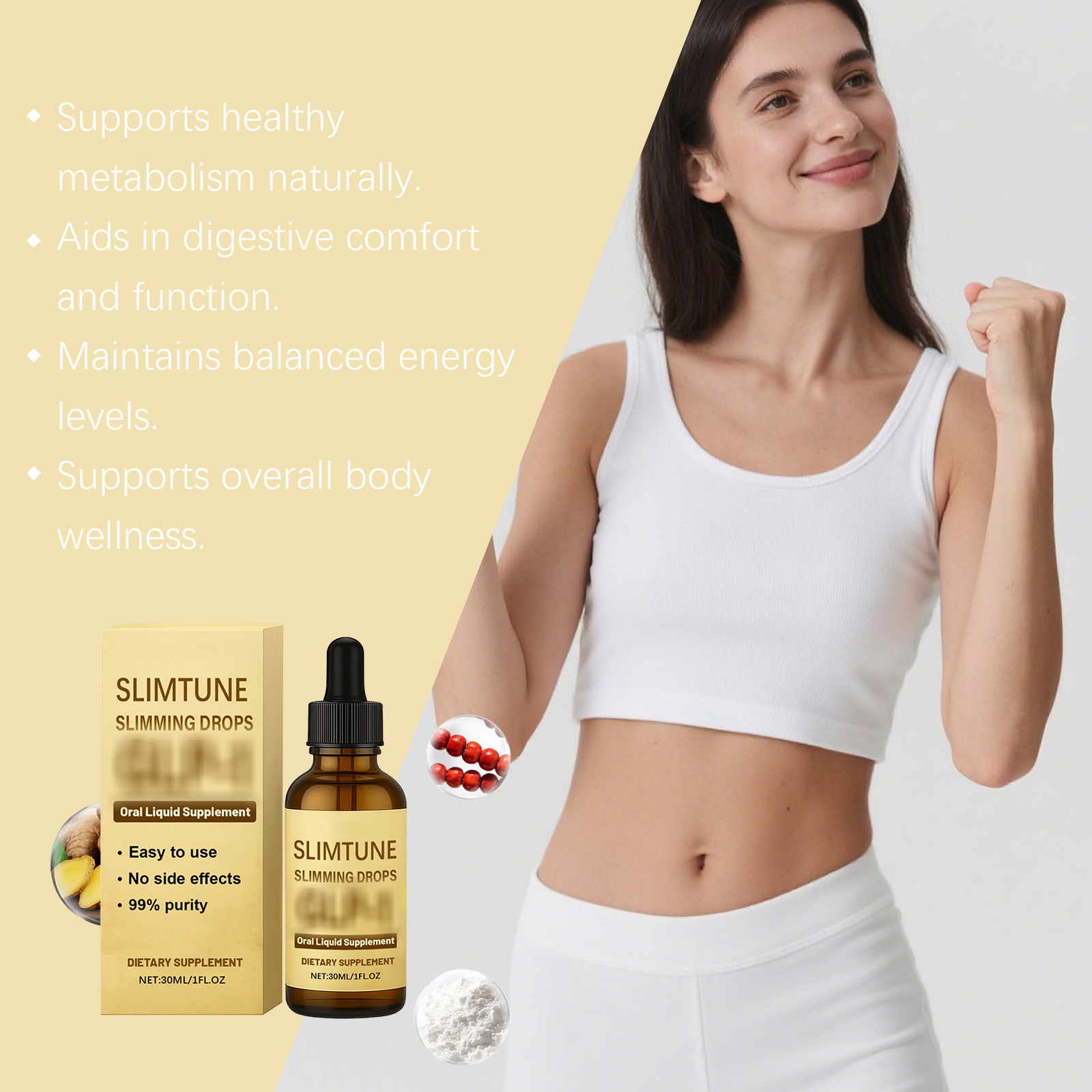 Gotas para Controle Corporal:  - Fitness Nutrition Energy avaliação e preço