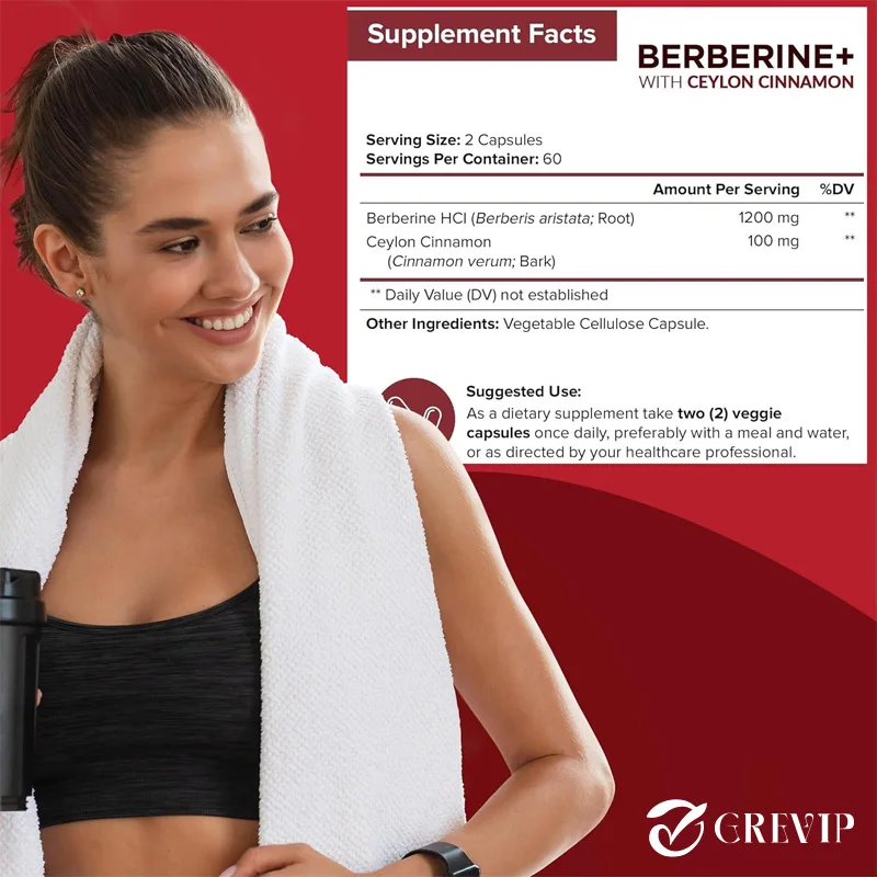 Berberine-Premium HCL 1200 Mg, - Berberine Hcl Capsule avaliação e preço